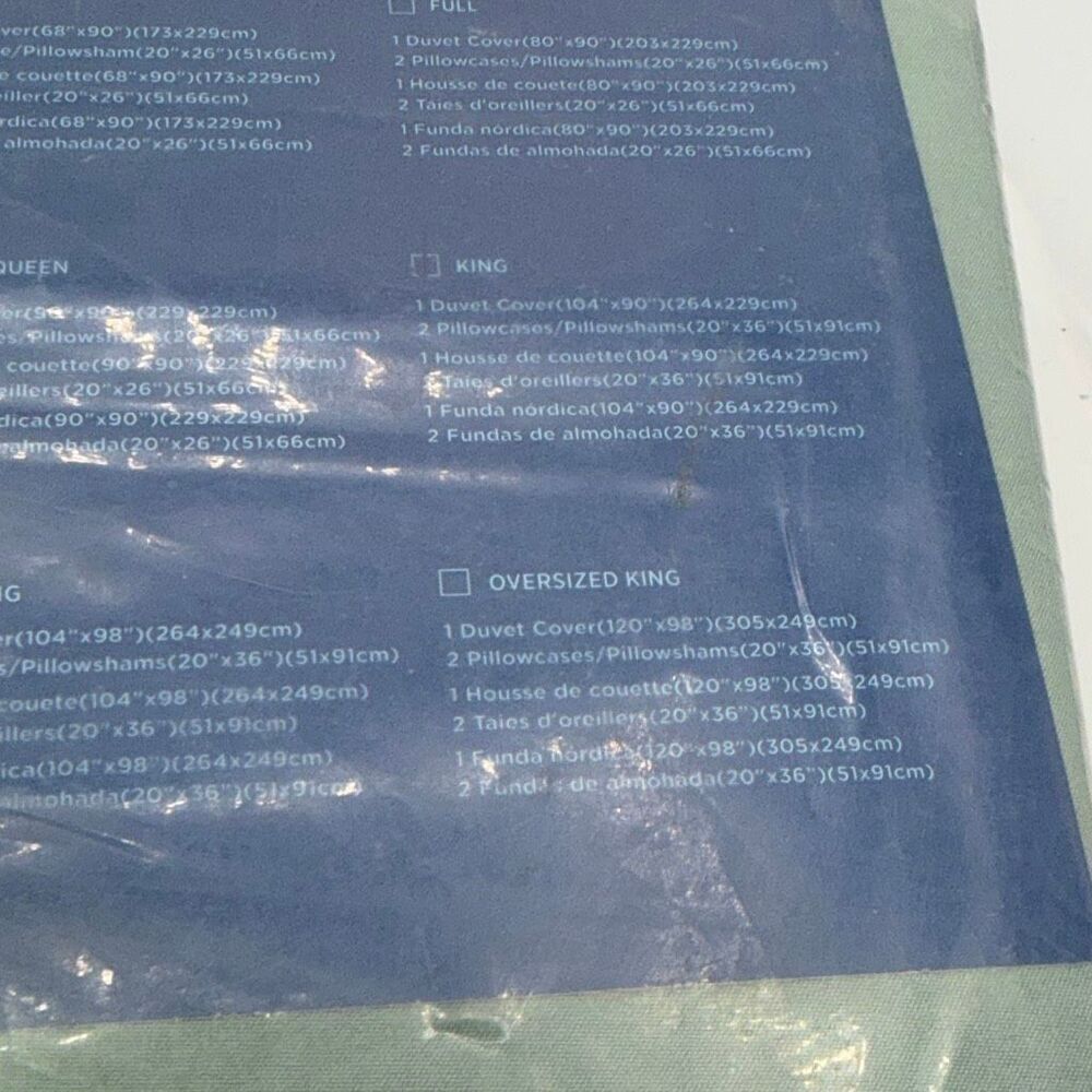 BEDSURE Olive Green King Ultra Soft Hypoallergenic Microfibr Duvet Cover Set-NEW - Picture 5 of 6